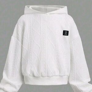 White Cable Knit Sweater